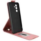 For Samsung Galaxy M56 5G Magnetic Vertical Flip Leather Phone Case with Buckle(Rose Gold) - 3