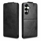 For Samsung Galaxy S25 FE 5G Magnetic Vertical Flip Leather Phone Case with Buckle(Black) - 2