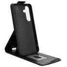 For Samsung Galaxy S25 FE 5G Magnetic Vertical Flip Leather Phone Case with Buckle(Black) - 3