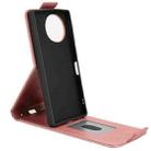 For Sharp Aquos R10 Magnetic Vertical Flip Leather Phone Case with Buckle(Rose Gold) - 3
