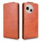 For Sharp Aquos R10 Magnetic Vertical Flip Leather Phone Case with Buckle(Brown) - 2