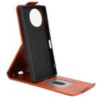 For Sharp Aquos R10 Magnetic Vertical Flip Leather Phone Case with Buckle(Brown) - 3