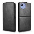 For Sharp Aquos wish5 Magnetic Vertical Flip Leather Phone Case with Buckle(Black) - 2