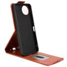 For Sharp Aquos wish5 Magnetic Vertical Flip Leather Phone Case with Buckle(Brown) - 3