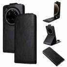 For Xiaomi 15 Ultra 5G Magnetic Vertical Flip Leather Phone Case with Buckle(Black) - 1