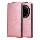 For Xiaomi 15 Ultra 5G Magnetic Vertical Flip Leather Phone Case with Buckle(Rose Gold) - 2
