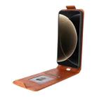 For Xiaomi 15 Ultra 5G Magnetic Vertical Flip Leather Phone Case with Buckle(Brown) - 3