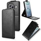 For Xiaomi Civi 5 Pro 5G Magnetic Vertical Flip Leather Phone Case with Buckle(Black) - 1