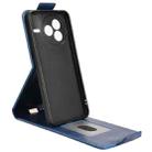 For Xiaomi Civi 5 Pro 5G Magnetic Vertical Flip Leather Phone Case with Buckle(Blue) - 3