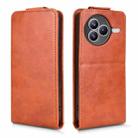 For Xiaomi Civi 5 Pro 5G Magnetic Vertical Flip Leather Phone Case with Buckle(Brown) - 2