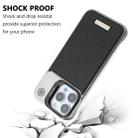 For iPhone 16 Plus Frameless Carbon Fiber Holder PC MagSafe Phone Case(Black) - 3