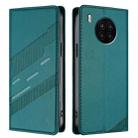 For Honor 50 Lite / Huawei nova 8i Embossed Multi-functional Wallet Retro Leather Phone Case(Dark Green) - 2