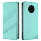 For Honor 50 Lite / Huawei nova 8i Embossed Multi-functional Wallet Retro Leather Phone Case(Mint Green) - 2