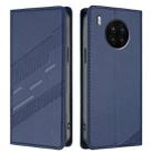 For Honor 50 Lite / Huawei nova 8i Embossed Multi-functional Wallet Retro Leather Phone Case(Dark Blue) - 2