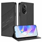 For Honor 50 SE / Huawei nova 9 SE Embossed Multi-functional Wallet Retro Leather Phone Case(Black) - 1