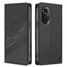 For Honor 50 SE / Huawei nova 9 SE Embossed Multi-functional Wallet Retro Leather Phone Case(Black) - 2