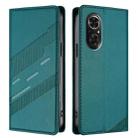 For Honor 50 SE / Huawei nova 9 SE Embossed Multi-functional Wallet Retro Leather Phone Case(Dark Green) - 2
