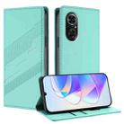 For Honor 50 SE / Huawei nova 9 SE Embossed Multi-functional Wallet Retro Leather Phone Case(Mint Green) - 1