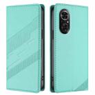 For Honor 50 SE / Huawei nova 9 SE Embossed Multi-functional Wallet Retro Leather Phone Case(Mint Green) - 2