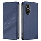 For Honor 50 SE / Huawei nova 9 SE Embossed Multi-functional Wallet Retro Leather Phone Case(Dark Blue) - 2