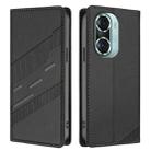 For Honor 60 Pro Embossed Multi-functional Wallet Retro Leather Phone Case(Black) - 2