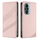 For Honor 60 Pro Embossed Multi-functional Wallet Retro Leather Phone Case(Pink) - 2