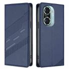For Honor 60 Pro Embossed Multi-functional Wallet Retro Leather Phone Case(Dark Blue) - 2
