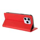 For Honor 60 SE Embossed Multi-functional Wallet Retro Leather Phone Case(Red) - 3