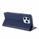 For Honor 60 SE Embossed Multi-functional Wallet Retro Leather Phone Case(Dark Blue) - 3