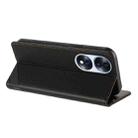 For Honor 70 Embossed Multi-functional Wallet Retro Leather Phone Case(Black) - 3