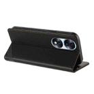 For Honor 70 Pro Embossed Multi-functional Wallet Retro Leather Phone Case(Black) - 3