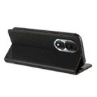 For Honor 80 Embossed Multi-functional Wallet Retro Leather Phone Case(Black) - 3