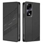 For Honor 80 GT Embossed Multi-functional Wallet Retro Leather Phone Case(Black) - 2