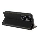 For Honor 80 GT Embossed Multi-functional Wallet Retro Leather Phone Case(Black) - 3