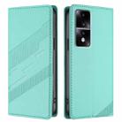 For Honor 80 GT Embossed Multi-functional Wallet Retro Leather Phone Case(Mint Green) - 2