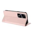 For Honor 80 GT Embossed Multi-functional Wallet Retro Leather Phone Case(Pink) - 3