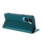 For Honor 90 Lite / X50i Embossed Multi-functional Wallet Retro Leather Phone Case(Dark Green) - 3