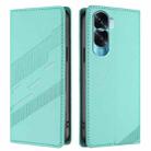 For Honor 90 Lite / X50i Embossed Multi-functional Wallet Retro Leather Phone Case(Mint Green) - 2