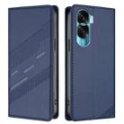 For Honor 90 Lite / X50i Embossed Multi-functional Wallet Retro Leather Phone Case(Dark Blue) - 2