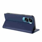 For Honor 90 Lite / X50i Embossed Multi-functional Wallet Retro Leather Phone Case(Dark Blue) - 3