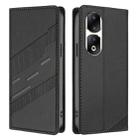 For Honor 90 Pro Embossed Multi-functional Wallet Retro Leather Phone Case(Black) - 2