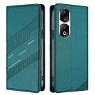 For Honor 90 Pro Embossed Multi-functional Wallet Retro Leather Phone Case(Dark Green) - 2