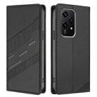 For Honor 200 Lite Global Embossed Multi-functional Wallet Retro Leather Phone Case(Black) - 2