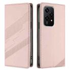 For Honor 200 Lite Global Embossed Multi-functional Wallet Retro Leather Phone Case(Pink) - 2