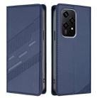 For Honor 200 Lite Global Embossed Multi-functional Wallet Retro Leather Phone Case(Dark Blue) - 2