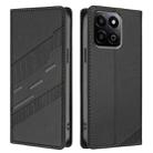 For Honor 200 Smart 5G / X7c 4G Embossed Multi-functional Wallet Retro Leather Phone Case(Black) - 2