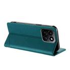 For Honor 200 Smart 5G / X7c 4G Embossed Multi-functional Wallet Retro Leather Phone Case(Dark Green) - 3
