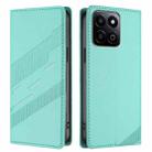 For Honor 200 Smart 5G / X7c 4G Embossed Multi-functional Wallet Retro Leather Phone Case(Mint Green) - 2