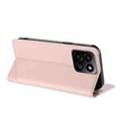 For Honor 200 Smart 5G / X7c 4G Embossed Multi-functional Wallet Retro Leather Phone Case(Pink) - 3