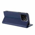 For Honor 200 Smart 5G / X7c 4G Embossed Multi-functional Wallet Retro Leather Phone Case(Dark Blue) - 3